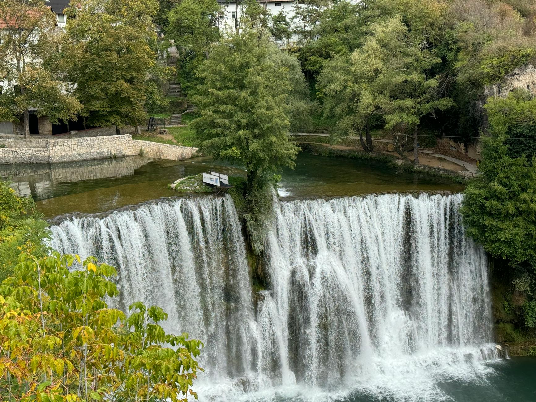 Jajce Bosnia: Waterfall & Fortress